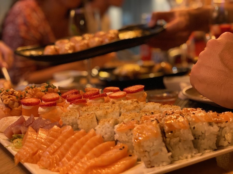 Fotografia partilhada por clientes do restaurante Temple Sushi, na Maia